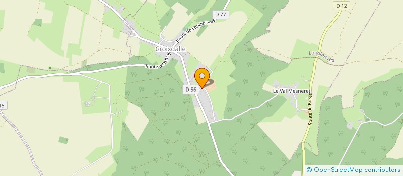 localisation de l'entreprise MONSIEUR TANGUY BIGOT  CROIXDALLE