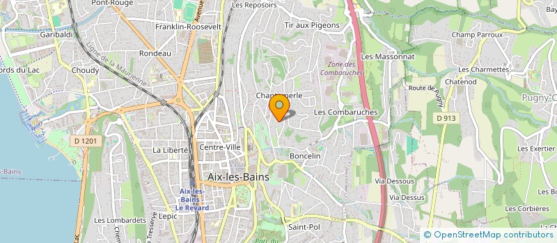 localisation de l'entreprise MONSIEUR TANGUY BONTE  AIX-LES-BAINS