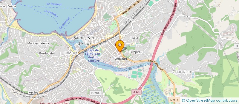 localisation de l'entreprise MONSIEUR TANGUY BREUNEVAL à SAINT-JEAN-DE-LUZ
