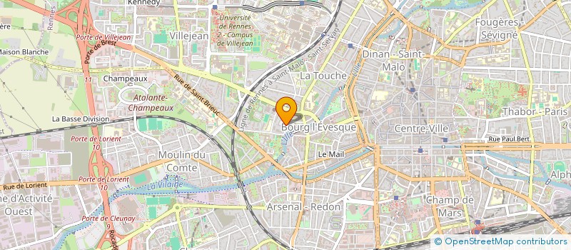 localisation de l'entreprise MONSIEUR TANGUY BRUNET  RENNES