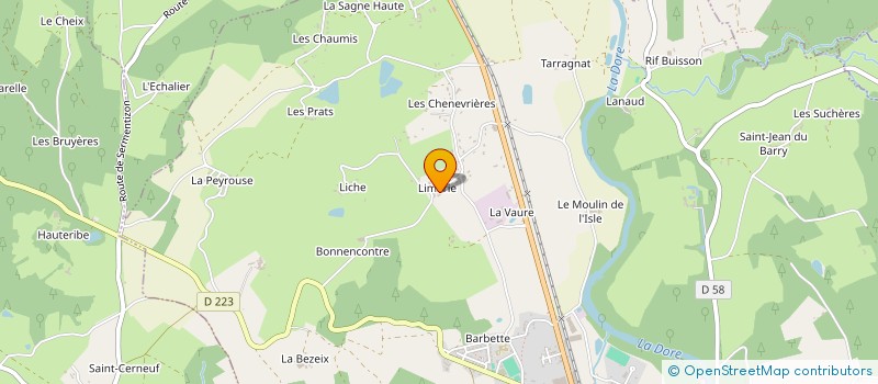 localisation de l'entreprise MONSIEUR TANGUY CHABROL à COURPIERE