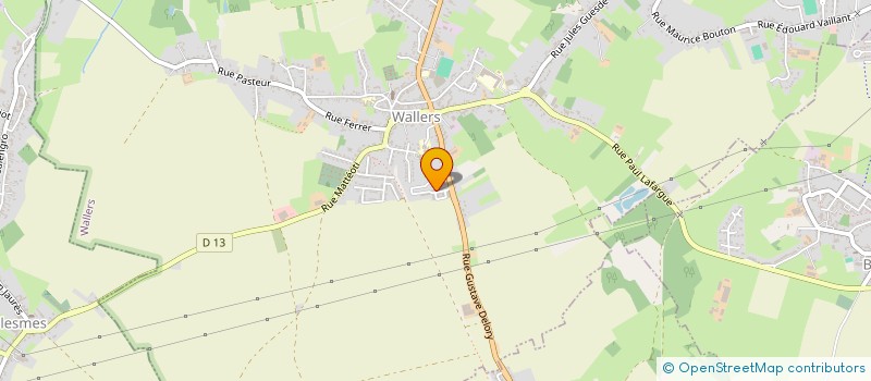 localisation de l'entreprise MONSIEUR TANGUY CHARLEY  WALLERS