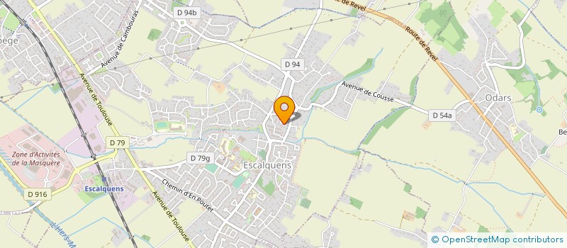 localisation de l'entreprise MONSIEUR TANGUY CHAUSSADE  ESCALQUENS