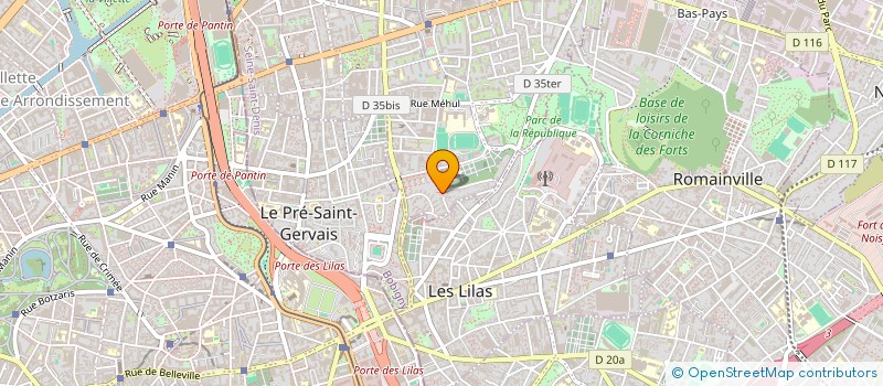 localisation de l'entreprise MONSIEUR TANGUY COLAS DES FRANCS à PANTIN