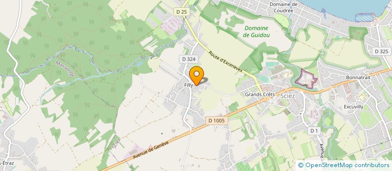 localisation de l'entreprise MONSIEUR TANGUY COSSET  SCIEZ