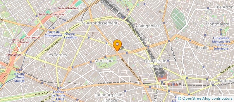 localisation de l'entreprise MONSIEUR TANGUY D'EVERLANGE DE BELLEVUE  PARIS