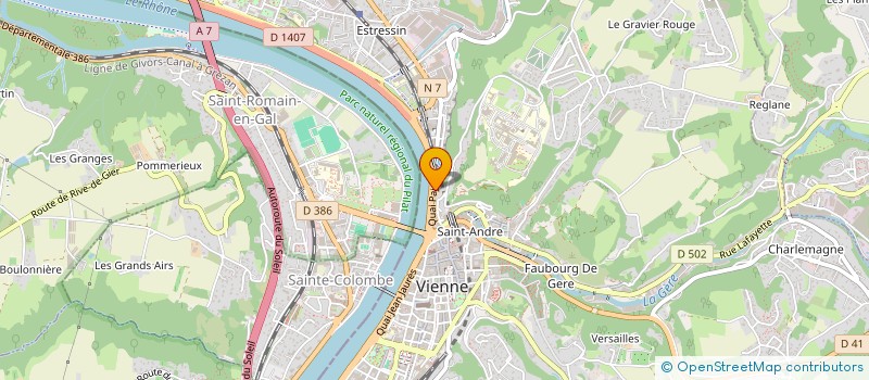 localisation de l'entreprise MONSIEUR TANGUY DAVID à VIENNE