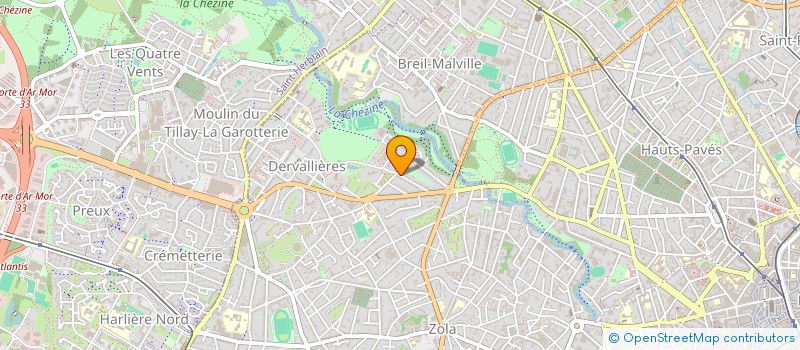 localisation de l'entreprise MONSIEUR TANGUY DE LA MONNERAYE  NANTES