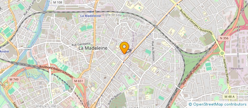 localisation de l'entreprise MONSIEUR TANGUY DELDICQUE à MARCQ-EN-BARŒUL