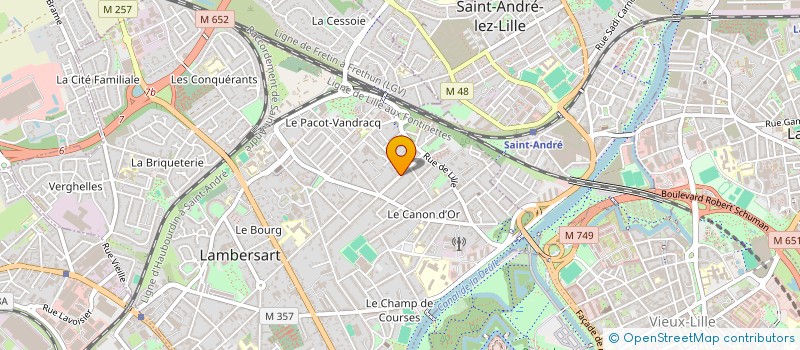 localisation de l'entreprise MONSIEUR TANGUY DELEBARRE à LAMBERSART