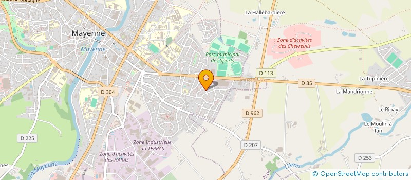 localisation de l'entreprise MONSIEUR TANGUY DEMORE  SAINT-FRAIMBAULT-DE-PRIERES