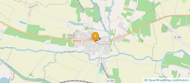 localisation de l'entreprise MONSIEUR TANGUY DENUC à ALZONNE