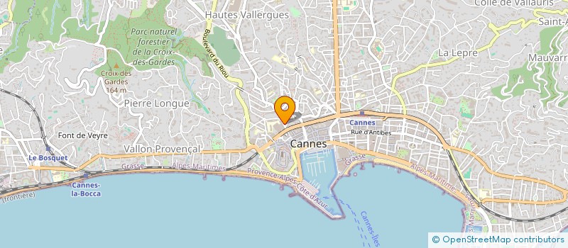 localisation de l'entreprise MONSIEUR TANGUY DESCOUTS  CANNES