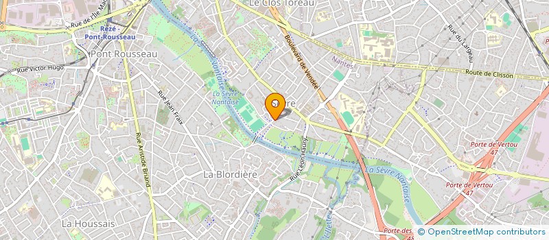 localisation de l'entreprise MONSIEUR TANGUY DHELIN à NANTES