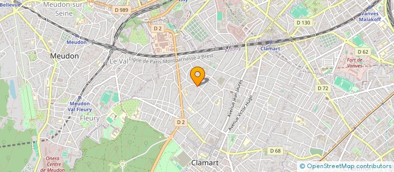 localisation de l'entreprise MONSIEUR TANGUY DUFOURNET à CLAMART