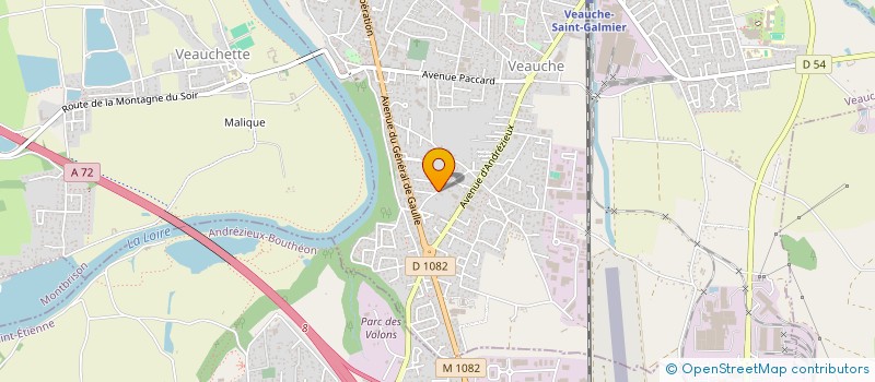 localisation de l'entreprise MONSIEUR TANGUY ESTEVEZ  VEAUCHE