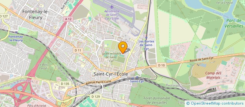 localisation de l'entreprise MONSIEUR TANGUY EVRARD à SAINT-CYR-L'ECOLE