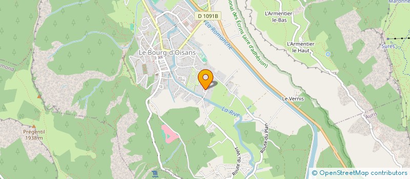 localisation de l'entreprise MONSIEUR TANGUY FALISZ  LE BOURG-D'OISANS