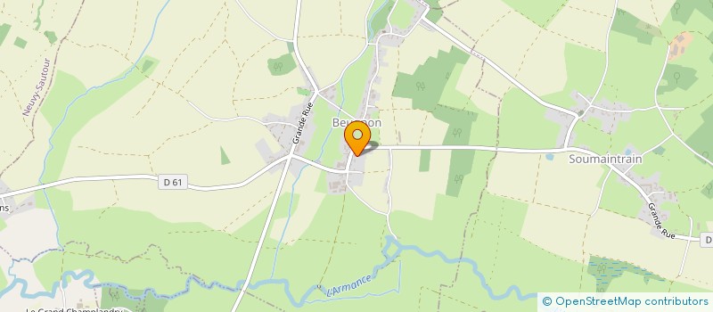 localisation de l'entreprise MONSIEUR TANGUY FAUTRELLE  BEUGNON