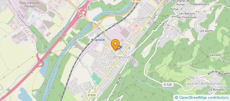 localisation de l'entreprise MONSIEUR TANGUY FONTEYMOND  VILLARD-BONNOT