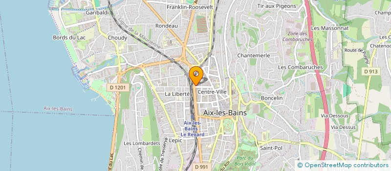 localisation de l'entreprise MONSIEUR TANGUY GARGANO à AIX-LES-BAINS