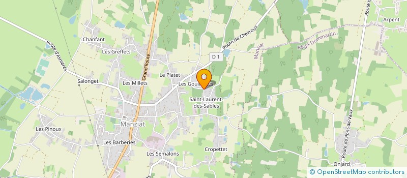 localisation de l'entreprise MONSIEUR TANGUY GARNIER DE FALLETANS à MANZIAT