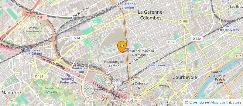 localisation de l'entreprise MONSIEUR TANGUY GIUGLARIS  COURBEVOIE