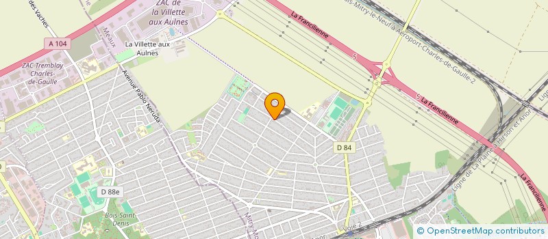 localisation de l'entreprise MONSIEUR TANGUY GLOANEC  MITRY-MORY