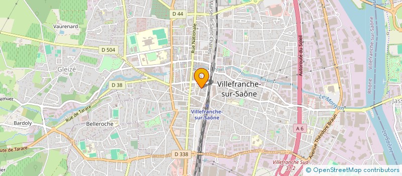 localisation de l'entreprise MONSIEUR TANGUY GONON à VILLEFRANCHE-SUR-SAONE
