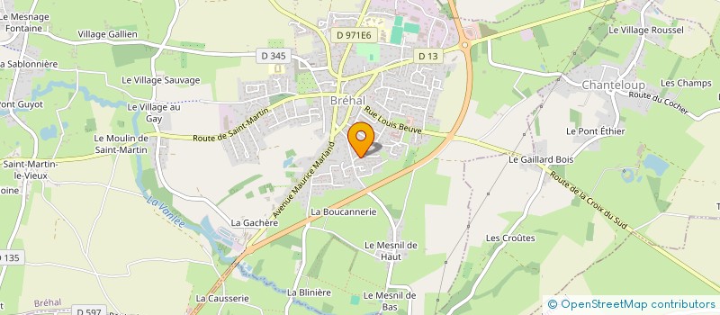 localisation de l'entreprise MONSIEUR TANGUY GOSSELIN  BREHAL