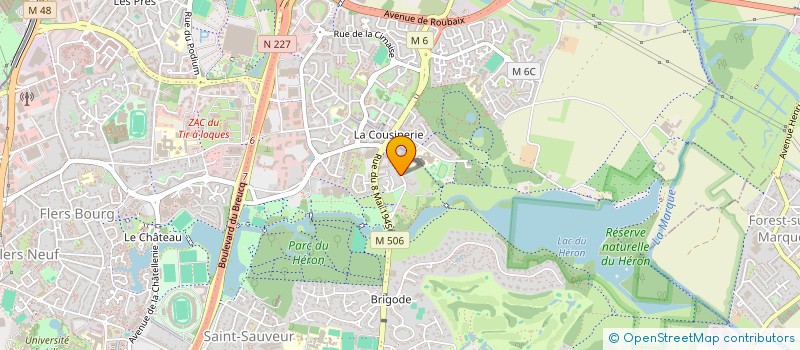 localisation de l'entreprise MONSIEUR TANGUY GRANDIN  VILLENEUVE-D'ASCQ