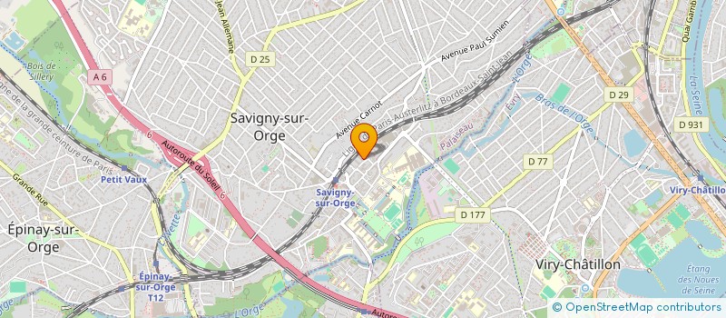 localisation de l'entreprise MONSIEUR TANGUY GRANDIN à SAVIGNY-SUR-ORGE