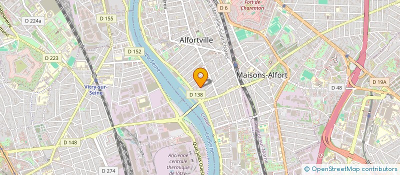 localisation de l'entreprise MONSIEUR TANGUY GREGOIRE  ALFORTVILLE