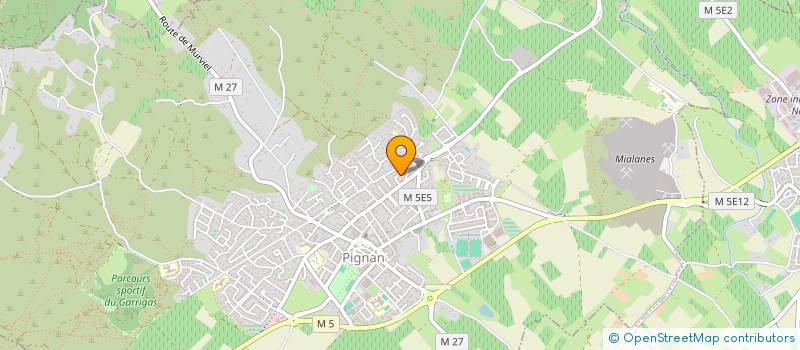 localisation de l'entreprise MONSIEUR TANGUY GROLLIER  PIGNAN