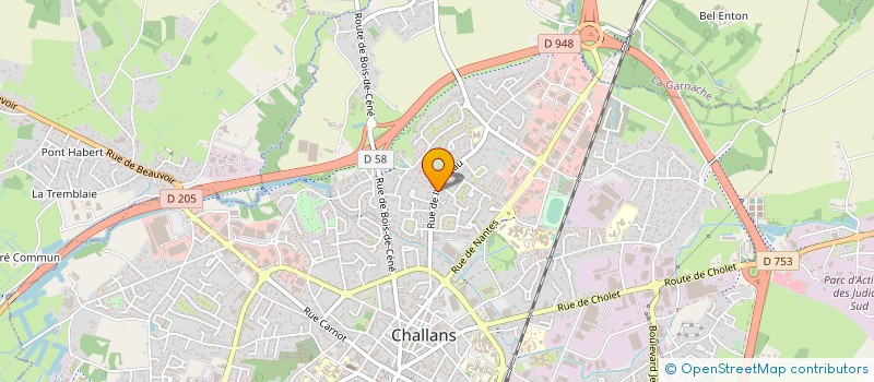 localisation de l'entreprise MONSIEUR TANGUY GUERIN à CHALLANS