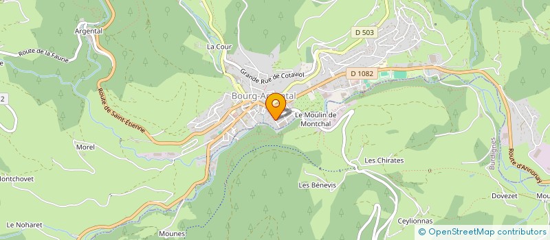 localisation de l'entreprise MONSIEUR TANGUY HAMM à BOURG-ARGENTAL