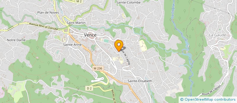 localisation de l'entreprise MONSIEUR TANGUY HAMON à VENCE