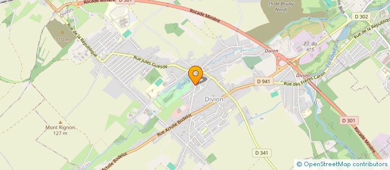 localisation de l'entreprise MONSIEUR TANGUY HENNING  DIVION