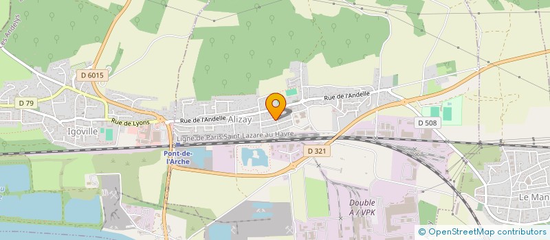 localisation de l'entreprise MONSIEUR TANGUY HEUZEBROC  ALIZAY