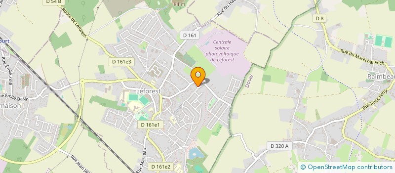 localisation de l'entreprise MONSIEUR TANGUY HORBUN  LEFOREST