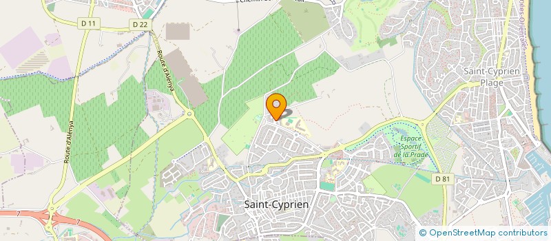 localisation de l'entreprise MONSIEUR TANGUY HULIN  SAINT-CYPRIEN