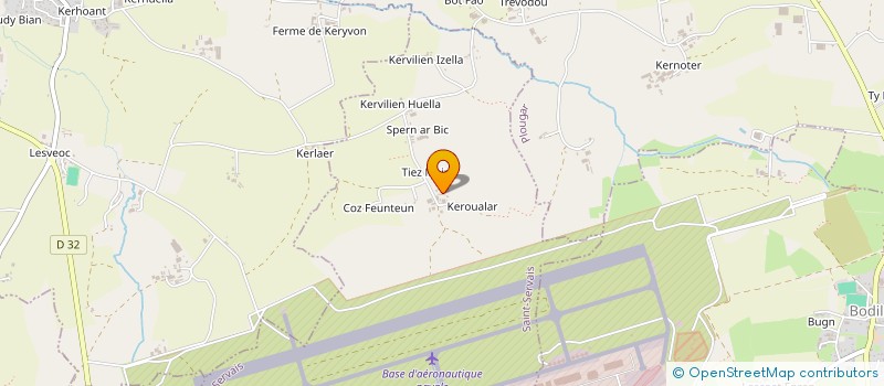 localisation de l'entreprise MONSIEUR TANGUY ILIOU  SAINT-SERVAIS