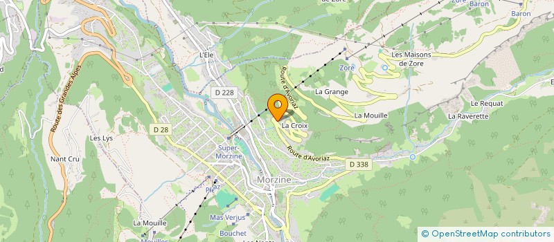 localisation de l'entreprise MONSIEUR TANGUY INVERNIZZI  MORZINE