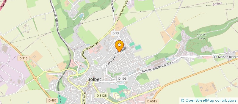 localisation de l'entreprise MONSIEUR TANGUY ISAAC à BOLBEC