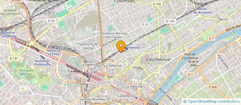 localisation de l'entreprise MONSIEUR TANGUY JABELY à COURBEVOIE