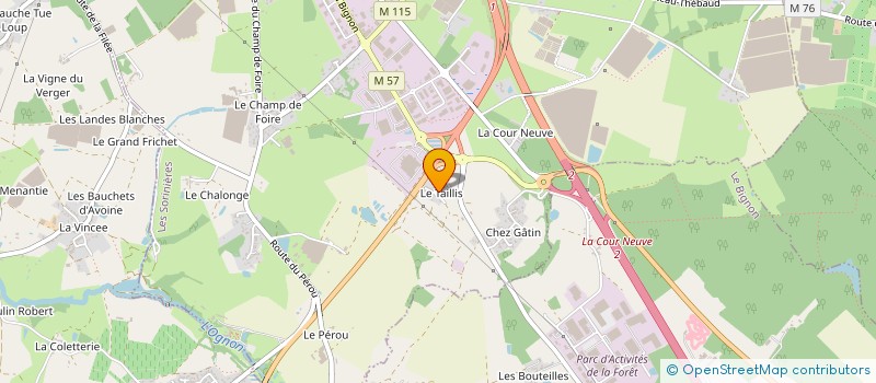 localisation de l'entreprise MONSIEUR TANGUY JAOUEN à LES SORINIERES