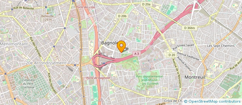 localisation de l'entreprise MONSIEUR TANGUY JEANTET à BAGNOLET