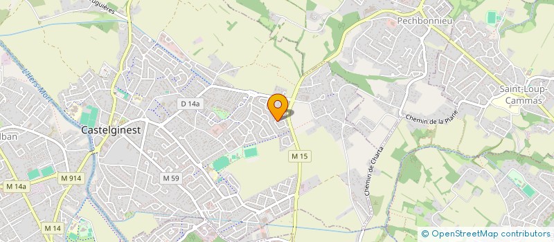 localisation de l'entreprise MONSIEUR TANGUY JOUENNE  CASTELGINEST