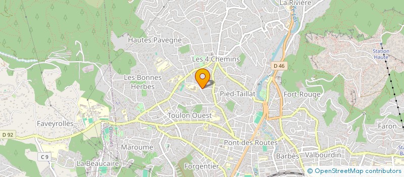 localisation de l'entreprise MONSIEUR TANGUY KERYHUEL  TOULON