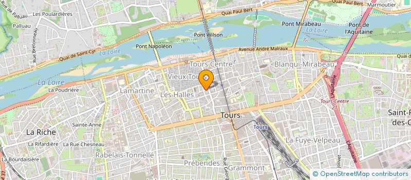 localisation de l'entreprise MONSIEUR TANGUY LAFFORT  TOURS